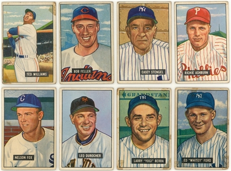 1951 Bowman Baseball Collection (450+) Including Hall of Famers 